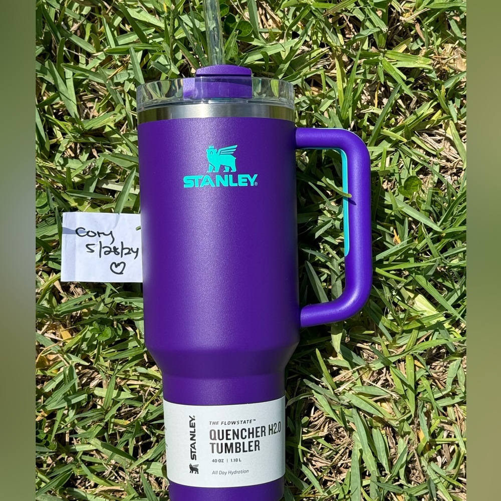 UNRELEASED Deep Purple Stanley tumbler 40oz